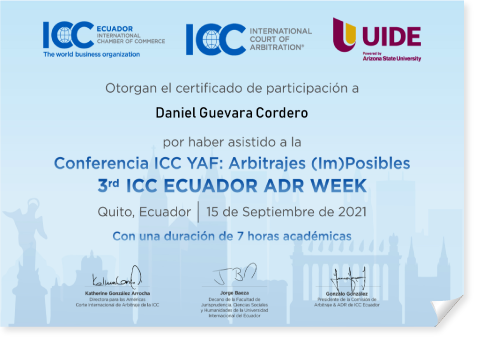 mediadores especialitas quito conflictos ecuador arbitration week arbitrajes im posibles certificados